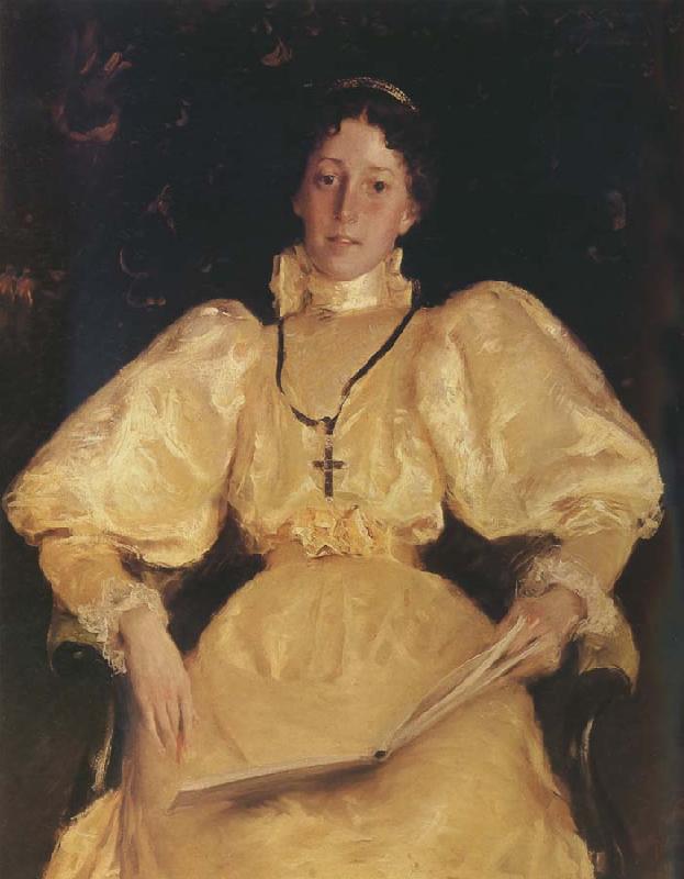 William Merritt Chase Golden noblewoman